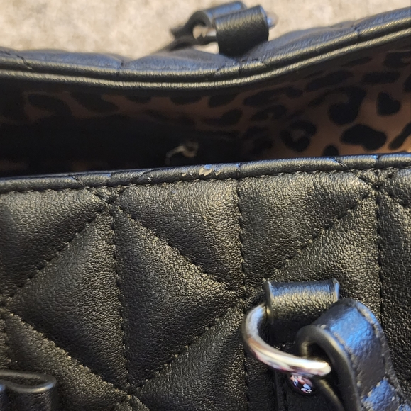 Jessica Simpson Large Quilted Handbag Tote Purse - Picture 9 of 9